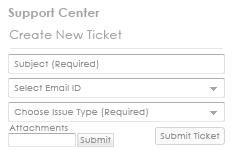 Instant Issue Resolution through Ticket Submission